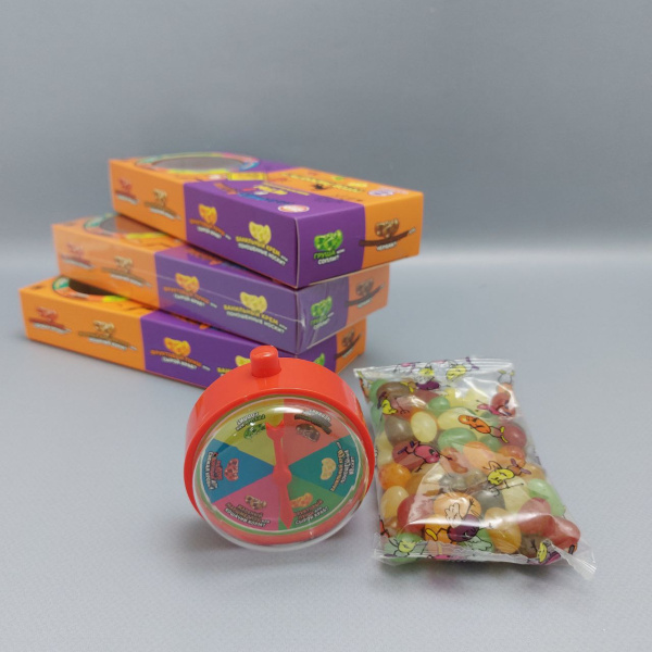 Набор жевательных драже Мармеладские игры. Ужастики. (100 г.) Крути, жуй, веселись!